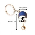 thumbnail image 3 of Creative Auto Part Model Gear Box Shifter Keychain  Mini Car Gear Shift Stick Knob Gearbox Metal Key Chain Key Ring, 3 of 5