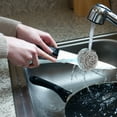 thumbnail image 4 of 4 Sets Pot Scrubber with Handles Melamine Sponge Washing Dishes Metal Sponge Kitchen Supplies, 4 of 6