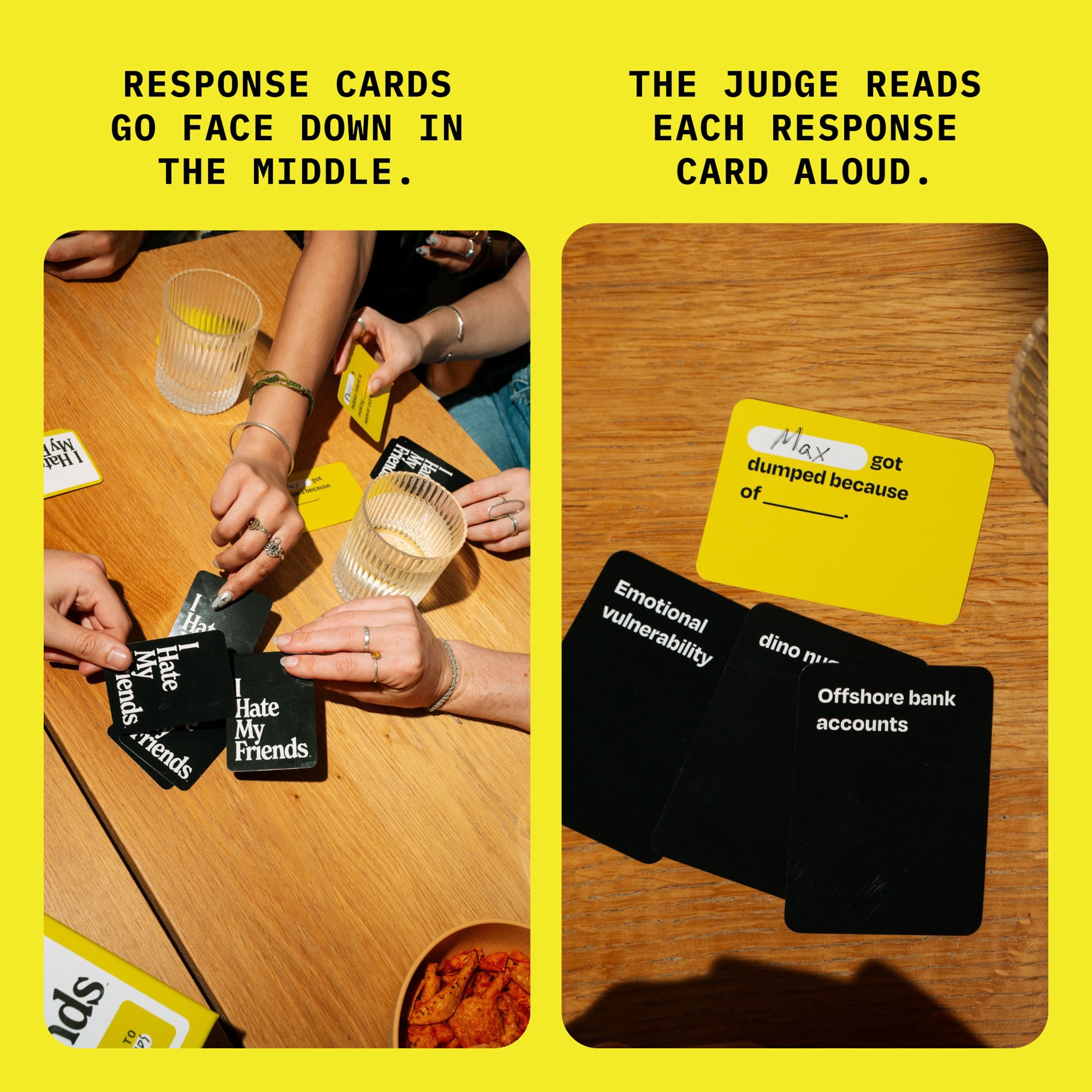 I Hate My Friends by DSS Games | Hilarious Roast Party Game for Adults | Ages 17+