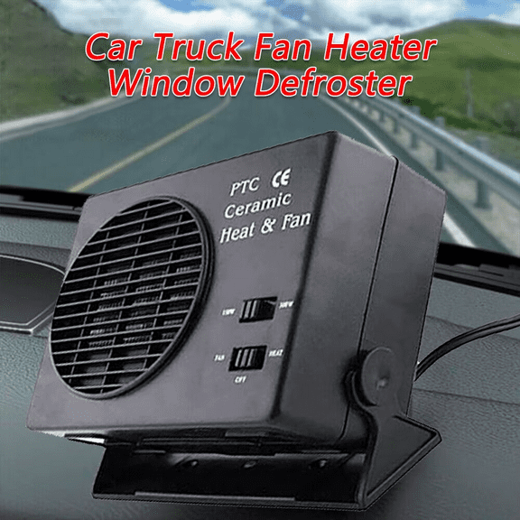 12V 300W Portable Electric Car Heater Heating Fan Defogger Defroster