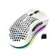 thumbnail image 3 of Kearding Ratón de juego de alta calidad, ratón de juego hueco inalámbrico, accesorio de ordenador recargable ajustable con luz RGB Juegos de teclado y mouse para computadora blanco, 3 of 6