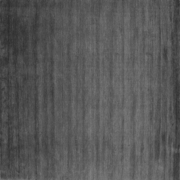 Ahgly Company Indoor Square Abstract Gray Contemporary Area Rugs, 7' Square