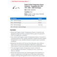 thumbnail image 2 of Engine Coolant Temperature Sensor Connector - Compatible with 1994 - 1997, 2000 - 2006 Ford Ranger 1995 1996 2001 2002 2003 2004 2005, 2 of 2