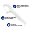 thumbnail image 3 of Dental Floss Picks 250 Picks Threader Flosser with 5 Travel Cases, flossing, 3 of 5