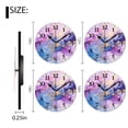 thumbnail image 2 of Battery Operated Analog Wall Clocks Non-Ticking Silent Modern Clock Decorative for Home,Office-Soft And Dreamy Swirling Patterns(16inch), 2 of 4