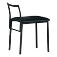 thumbnail image 1 of ACME Chaise Sans Accoudoirs en Similicuir Noir, 1 of 3