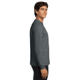 thumbnail image 3 of Gildan Heavy Cotton Long Sleeve T-Shirt, Men's Taped neck Classic Fit Dark Heather Tee, S, 3 of 6