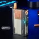 thumbnail image 5 of Transparent Automatic Cigarette Box Lighter Charging Two In One, Plastic Fine Counts Cigarette Boxes (20pcs Capacities), 5 of 5