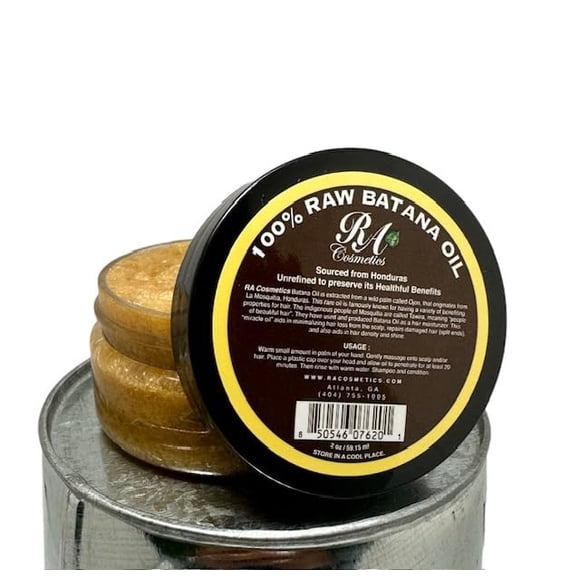 RA COSMETICS Aceite para el cabello Batana natural 2 oz