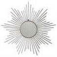 thumbnail image 2 of Cheungs Silver Metal Sunburst Mirror - W: 32" x D: 0.75" x H: 32", 2 of 2