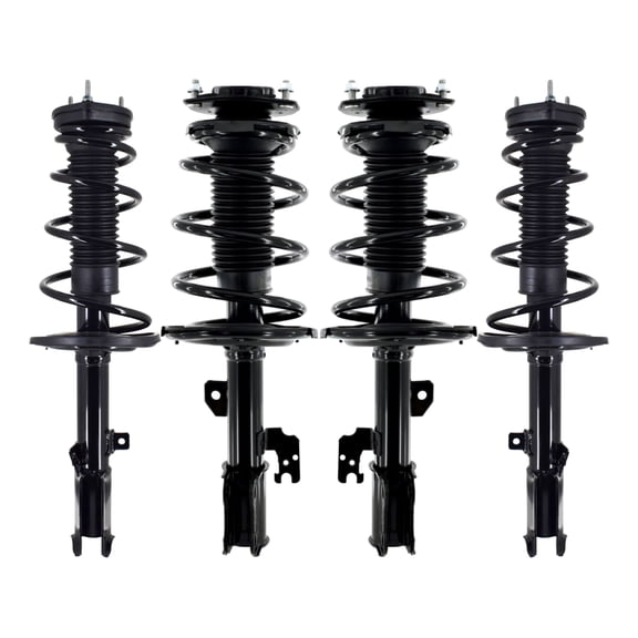 Set 4 Front-Rear Quick Complete Strut-Coil Spring For 2006-2008 Toyota Solara L4 2.4L Coupe