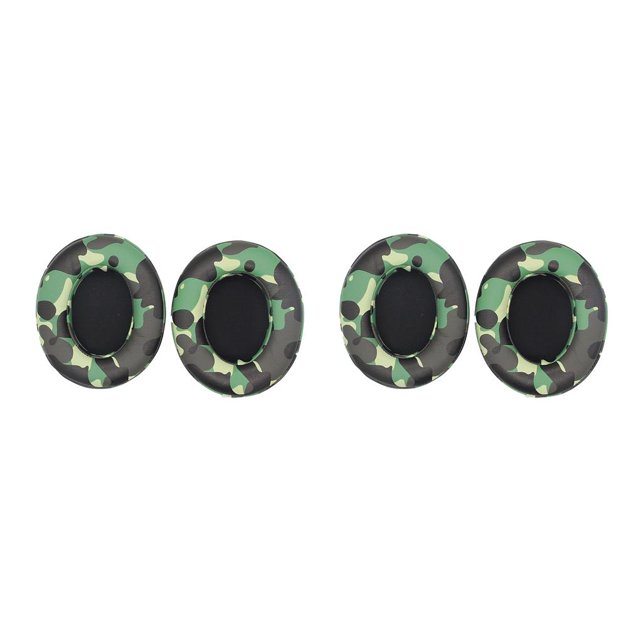 Inteprter 2 piezas de almohadillas de esponja para auriculares, almohadillas para juegos montadas en la cabeza, cubierta de protección auditiva, Type2 NO2