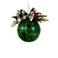 thumbnail image 6 of FeiBiQiuBi Metal Christmas Bell, 14.6 Inch Christmas Jingle Bells with Buffalo Plaid Bow, Farmhouse Hanging Door Decor for Front Door, Porch and Christmas Tree Holiday, 6 of 7