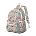 thumbnail image 2 of Cartoon Dog Backpack for School,Cute School Bag,Schoolbag with Adjustable Shoulder Straps & Padded Back,13.4"x11"x4.7", 2 of 6