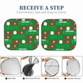thumbnail image 6 of Bingfone Cute Santa And Ho Ho Ho Print 2-Piece Sun Shade Front Windshield - Foldable Car Front Window Sunshades For Most Sedans Suv Truck - Small, 6 of 7