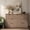 Natural Oak, variant on Hvoonc 7 Drawer Dresser for Bedroom, 54.5" W Curved-Corner Modern Chest of Drawers with Faux Marble Top, Natural Oak