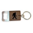 thumbnail image 2 of Keychain - Bottle Opener - Bigfoot Sasquatch - Leather, 2 of 3