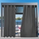 thumbnail image 3 of Cortina para Exterior Impermeable y Cortavientos 137x213 cm Gris, 3 of 8