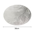 thumbnail image 7 of Sunjoy Tech Placemats PVC Table Mat Heat Resistant Round Dining Pad Feather Texture Protective Anti-Scalding Wear-Resistant Kitchen Accessories for Home Bar Dining Room, 7 of 7
