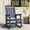 Dark Blue, variant on Oversized HDPE Outdoor Rocking Chair, High Back Porch Rocker 380lb, Dark Gray