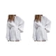 thumbnail image 1 of Qarigey Vestido de noche de mujer de manga larga transpirable lindo adelgazante Casual niñas señoras pijamas ropa de dormir Lencería de Blanco SG 2Conjunto, 1 of 6