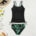 thumbnail image 6 of lnmuld Girls 2 Piece Tankini Set Ruffle Top Swim Shorts UPF 50+ Sun for Beach Pool Size:7-8 Years, 6 of 7