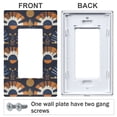 thumbnail image 3 of Yayeee Rocker Switch Wall Plate 1-Gang 4.6"x2.9" Home Decorative Outlet Cover, Art Geometric Pattern, 3 of 6