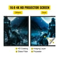 thumbnail image 4 of Projector Screen, 16:9 HD 4K 160-Degree Angle Projector Screen With Stand For Home Outdoor Movies TV Shows Videos Playing Games ,Widely Applied, 4 of 6