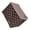 Brown 47L, variant on Home Storage Box with Fabric Shell, Covered Zip Lid, and Foldable Bin for Closet or Bedroom Storage Use