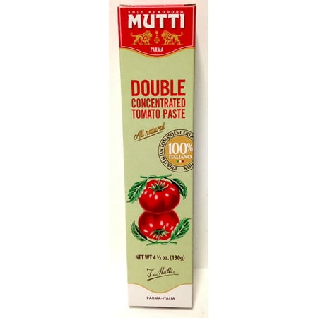 Tomato Paste Tube - Mutti Tomato Paste Double Concentrato - 185 grams