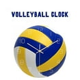 thumbnail image 1 of Round volleyball appearance wall clock mute home decoration wall clock NNB, 1 of 5