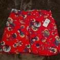 thumbnail image 4 of Gloria Vanderbilt RED SPARK SUMMER GARDEN Women's Amanda Shorts, US 14, 4 of 4