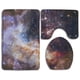 thumbnail image 1 of Juego de alfombras de baño ABPHQTO de 3 piezas Nebulosa del espacio profundo, 1 of 2