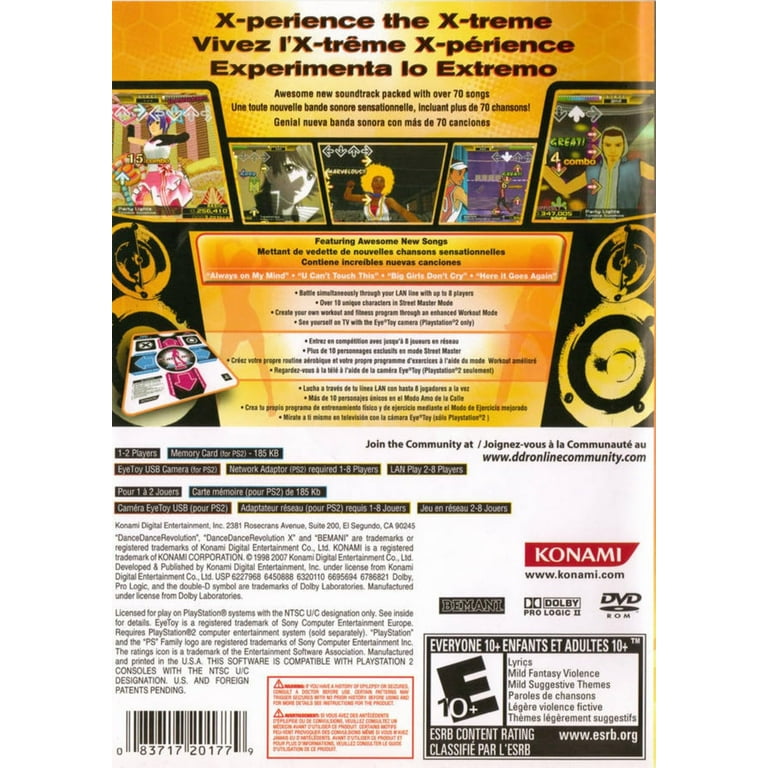 DANCE DANCE REVOLUTION EXTREME SONY PLAYSTATION 2 (PS2) NTSC