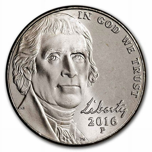2016-P Jefferson Nickel BU