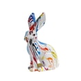 thumbnail image 1 of Water Transfer Resin New Year Garden Statues Rabbit Standing Bunny Animal Figurines Ornament, 1 of 5