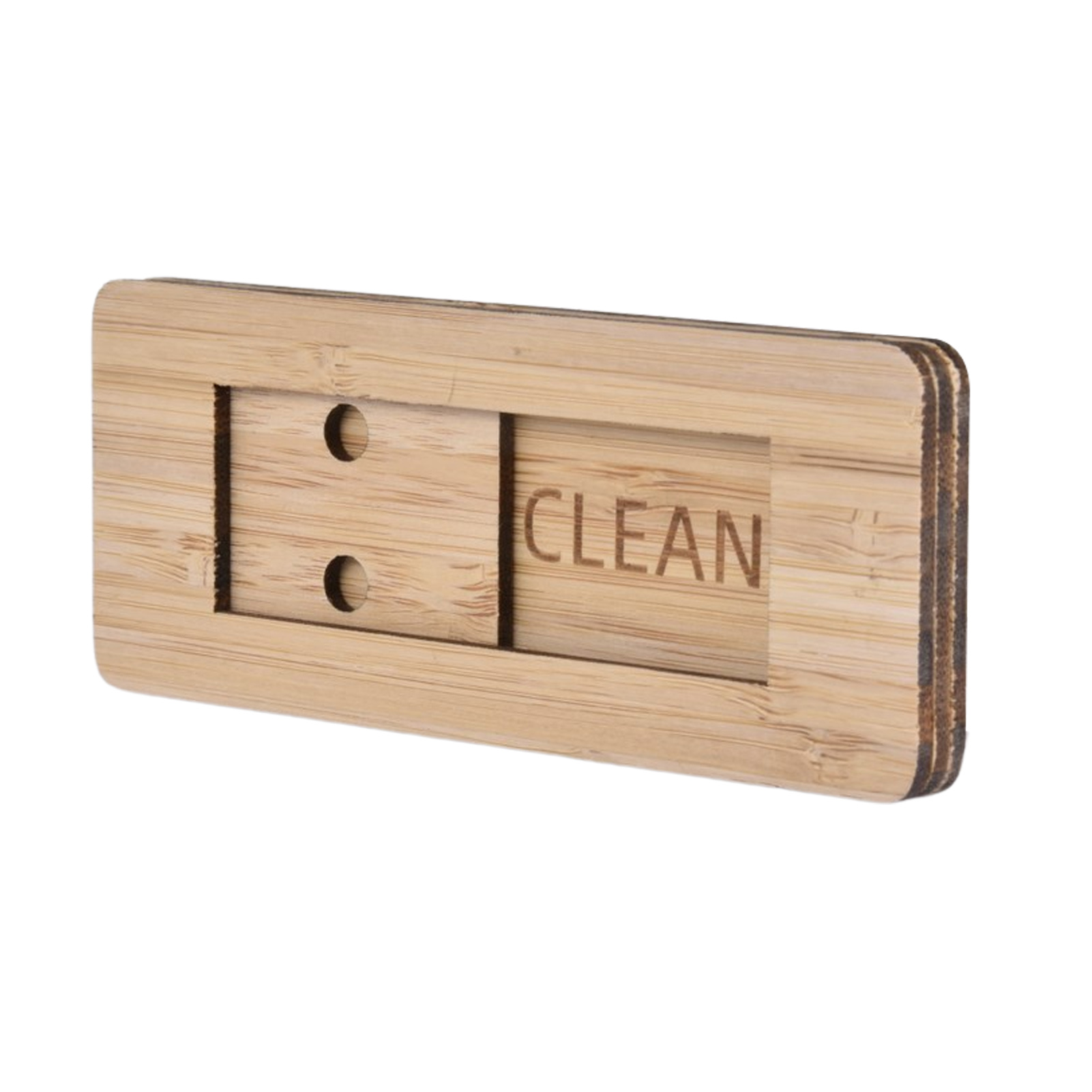 Facaimo Dishwasher Clean Dirty Sign Indicator Bamboo Dishwasher Clean Dirty