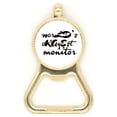thumbnail image 1 of World's Okayest Moniter Graduation Season Beer Bottle Cap Opener Stainless Steel Key Chain, 1 of 3
