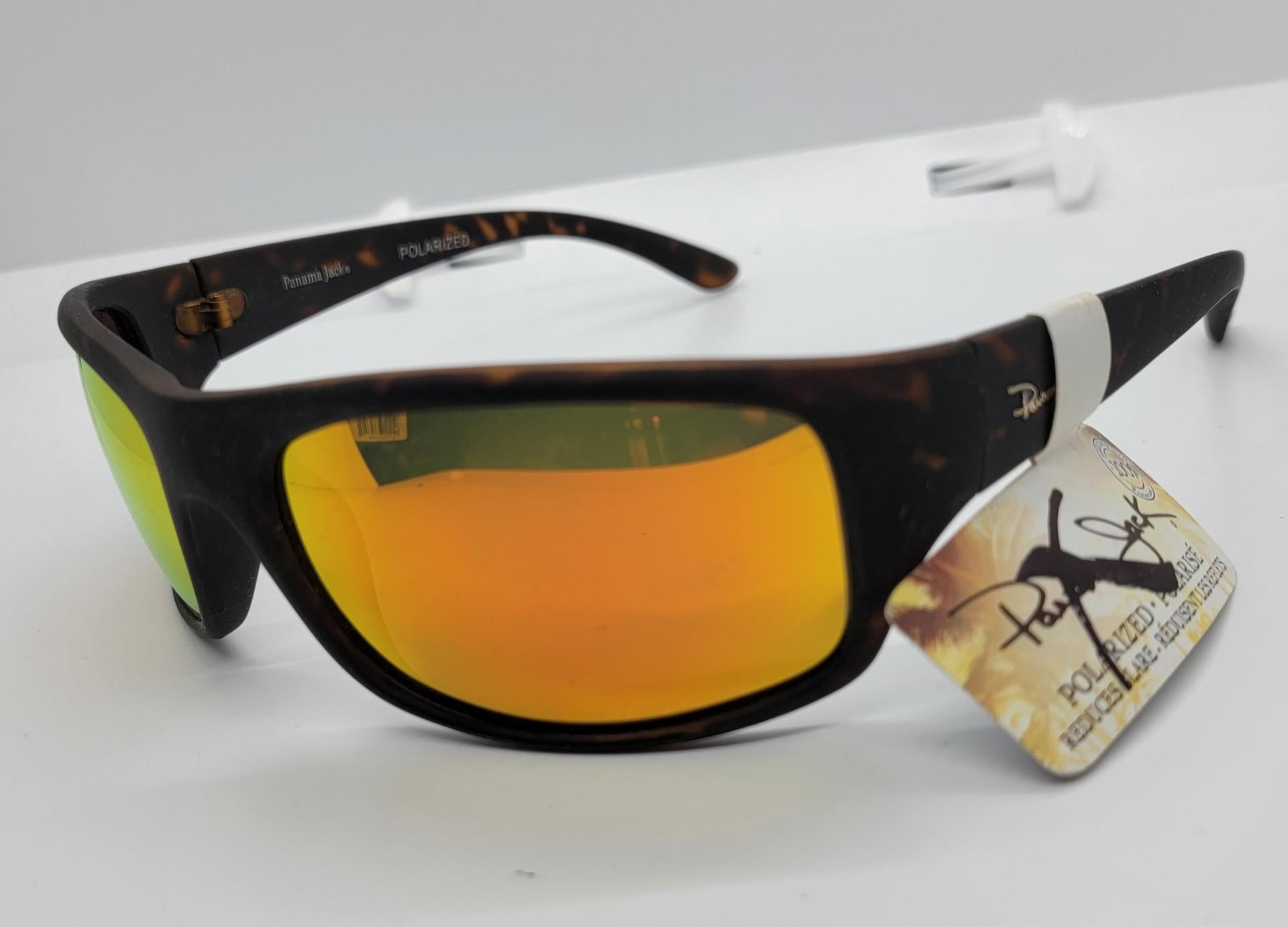 Sunglasses Polarized Panama Jack Black Sport Mirror Lens