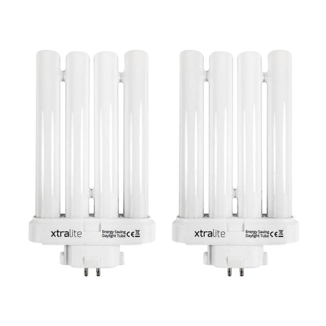 Bombilla de repuesto para luz diurna de 27 W para lámparas de lectura de alta visión, tubo cuádruple Gx10q-4 de 4 pines (6500 K)