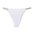 thumbnail image 6 of Lulshou High-Waist Seamless Bikini Briefs for Comfort - Women Fashion Sexy Soild Mid Waist G-String Panties Briefs Underwear Bikini, 6 of 6