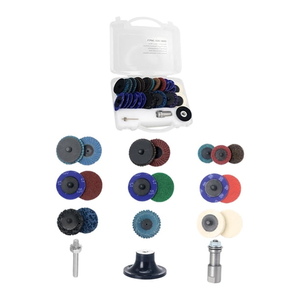 Kit de con 26 ruedas de , cepillos de alambre para pulir, multifunción, para garaje, con vástago, rueda abrasiva para limpieza.