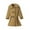 Brown, variant on Qingpeng Toddler Girls Coat Double Breasted Classic Lapel Outerwear Kids Loose Thick Warm Winter Coat