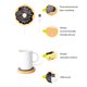 thumbnail image 2 of Calentador De Tazas Usb, Almohadilla Calefactora Para Taza De Café, Calentador En Forma De Donut Para Galletas, Posavasos Eléctrico, Calentador De Tazas, Posavasos, Calentador De Bebidas Bonito Noticed HA015683-00, 2 of 6
