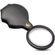 thumbnail image 1 of 10X Mini Lupa Lupa de bolsillo plegable Lupa de vidrio de ojo grande con funda protectora giratoria negra para leer periódicos, libros, revistas, clases de ciencias, pasatiempos, joyas Sincero Hogar, 1 of 5