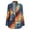 Yellow, variant on Womens Casual Blazer Jacket Printed Multicolor Long Sleeve Open Front Work Office Blazer Jacket