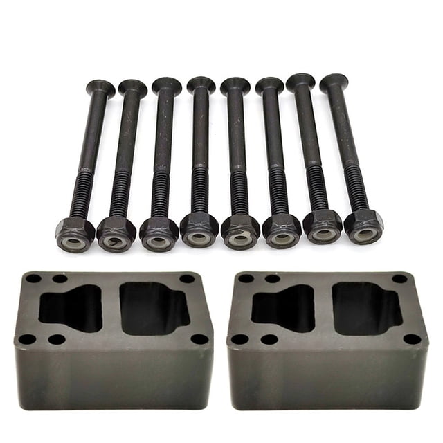 30mm Caoutchouc Joint Riser Pads +53mm Boulons pour Planche à Roulettes Longboard Double Rocker