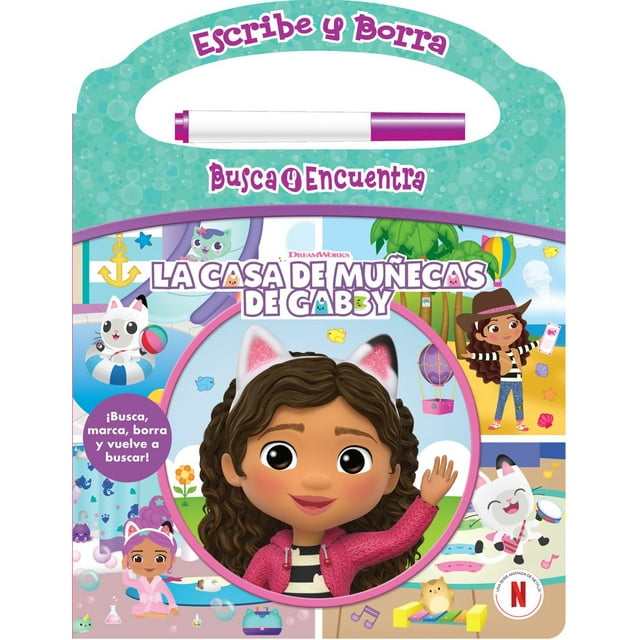 Escribe y Borra La Casa de Muñecas de Gabby