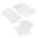 thumbnail image 1 of Caja de paleta de almacenamiento de pintura hermética portátil, hidratante, se mantiene húmeda, de plástico, para viajes 36 pozo con paleta, 1 of 9