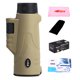 thumbnail image 1 of BIJIA 10x42 Monocular al aire libre Senderismo Caza Observación de aves Telescopio de un solo tubo antideslizante, camuflaje del desierto sidaley OD000317-02B, 1 of 7